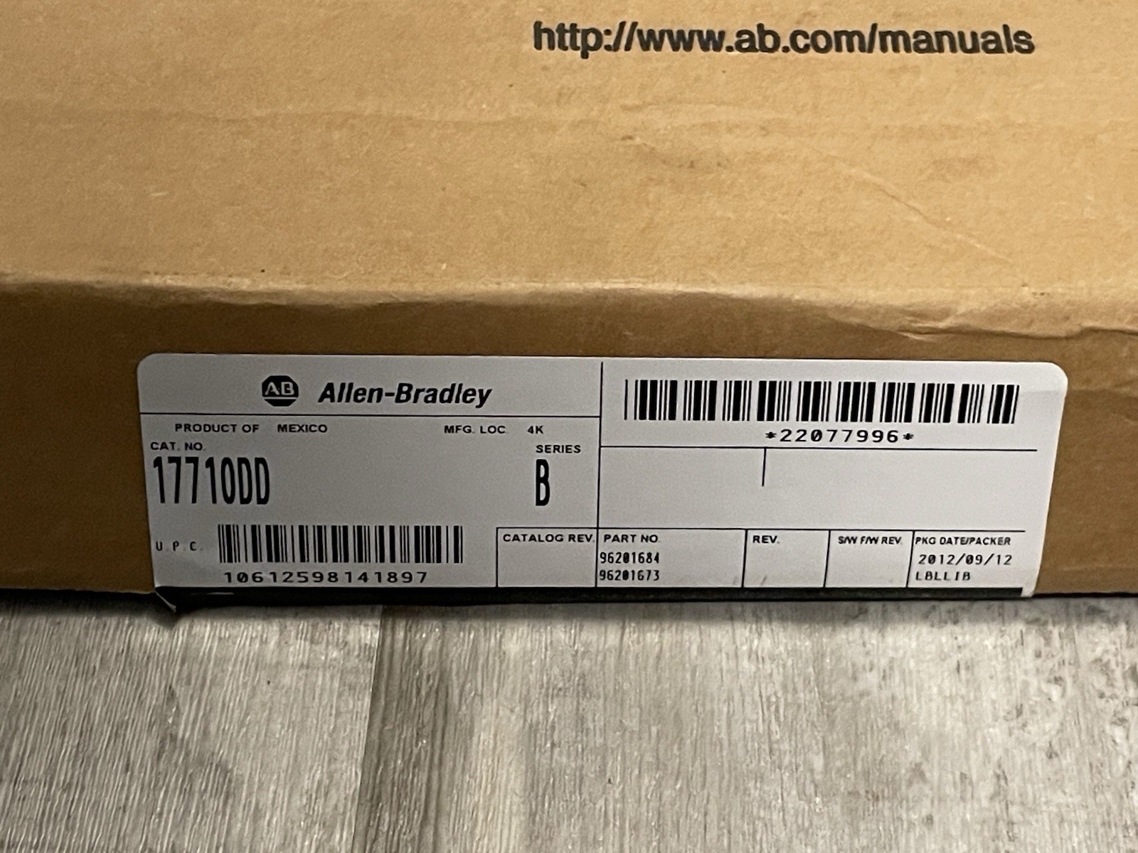 Genuine Open Allen Bradley 1771-ODD Series B PLC-5 Analog Output Module 1771-0DD
