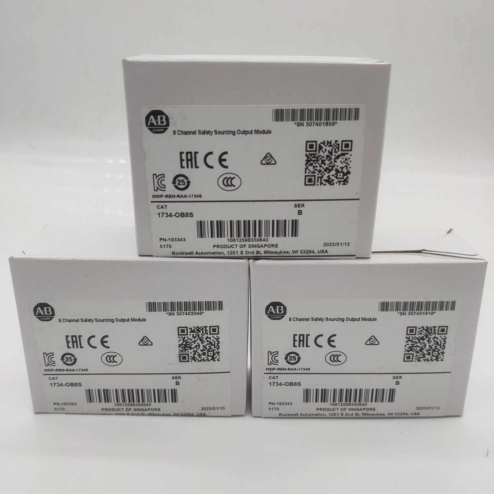 New Allen-Bradley1734-OB8S Point I/O Safety Output Module 1734OB8S US Free Tax
