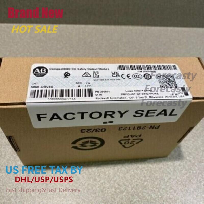 New Sealed AB 5069-OBV8S Compact I/O 8-Ch Safety Output Module US Free Tax