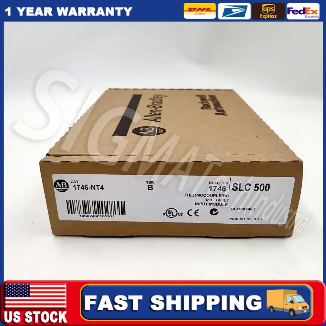 New Factory Sealed Allen-Bradley 1746-NT4 SER B SLC 500 PLC Input Module 1746NT4