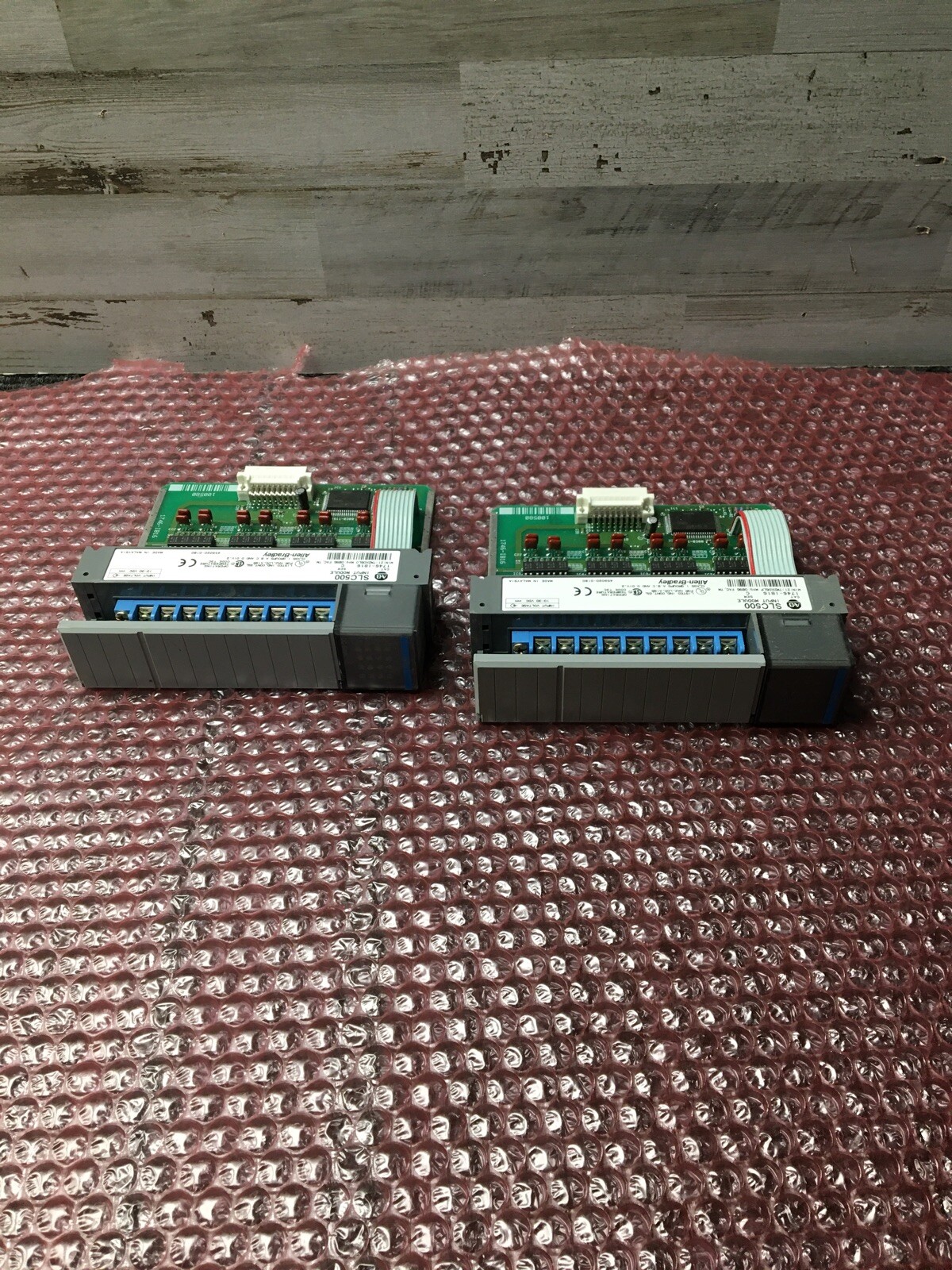 LOT OF 2 ALLEN-BRADLEY 1746-IB16 SLC 500 INPUT MODULE SER C