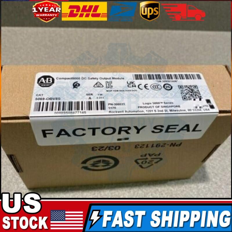 New Sealed AB 5069-OBV8S Compact I/O 8-Ch Safety Output Module US Free Tax