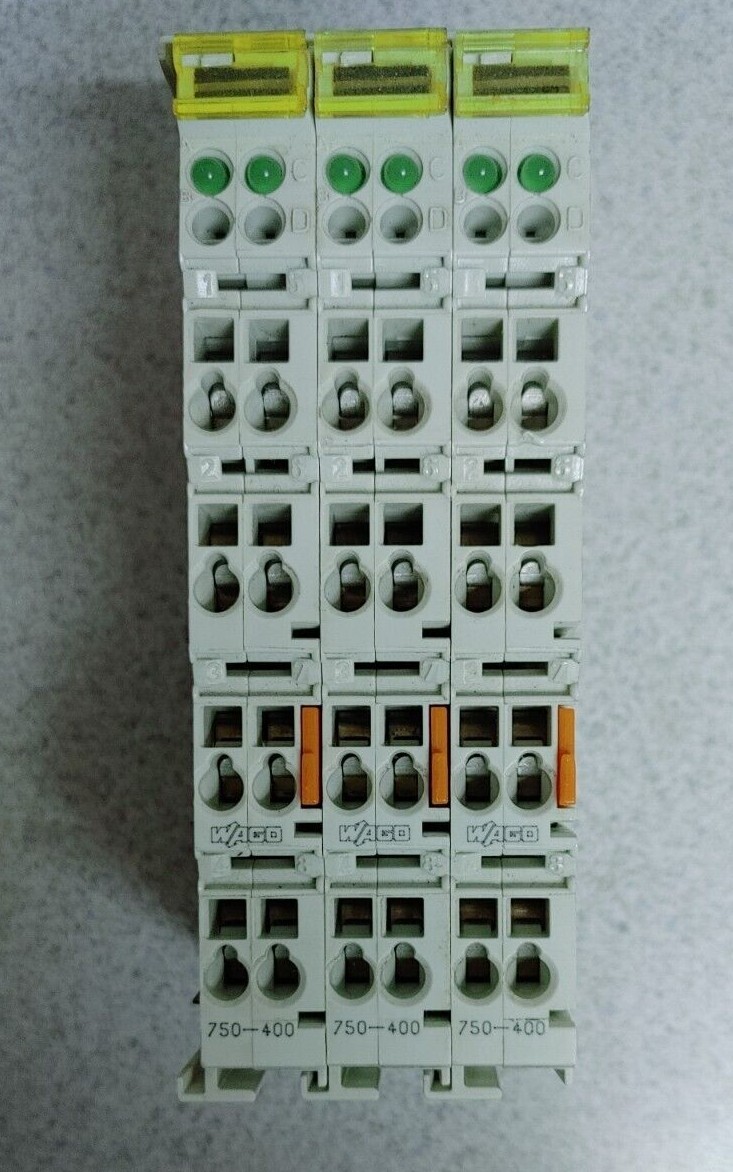 WAGO 750-400 2DI DIGITAL INPUT MODULE 24VDC 3.0ms NEW!! QUANTITY!! WOW!!