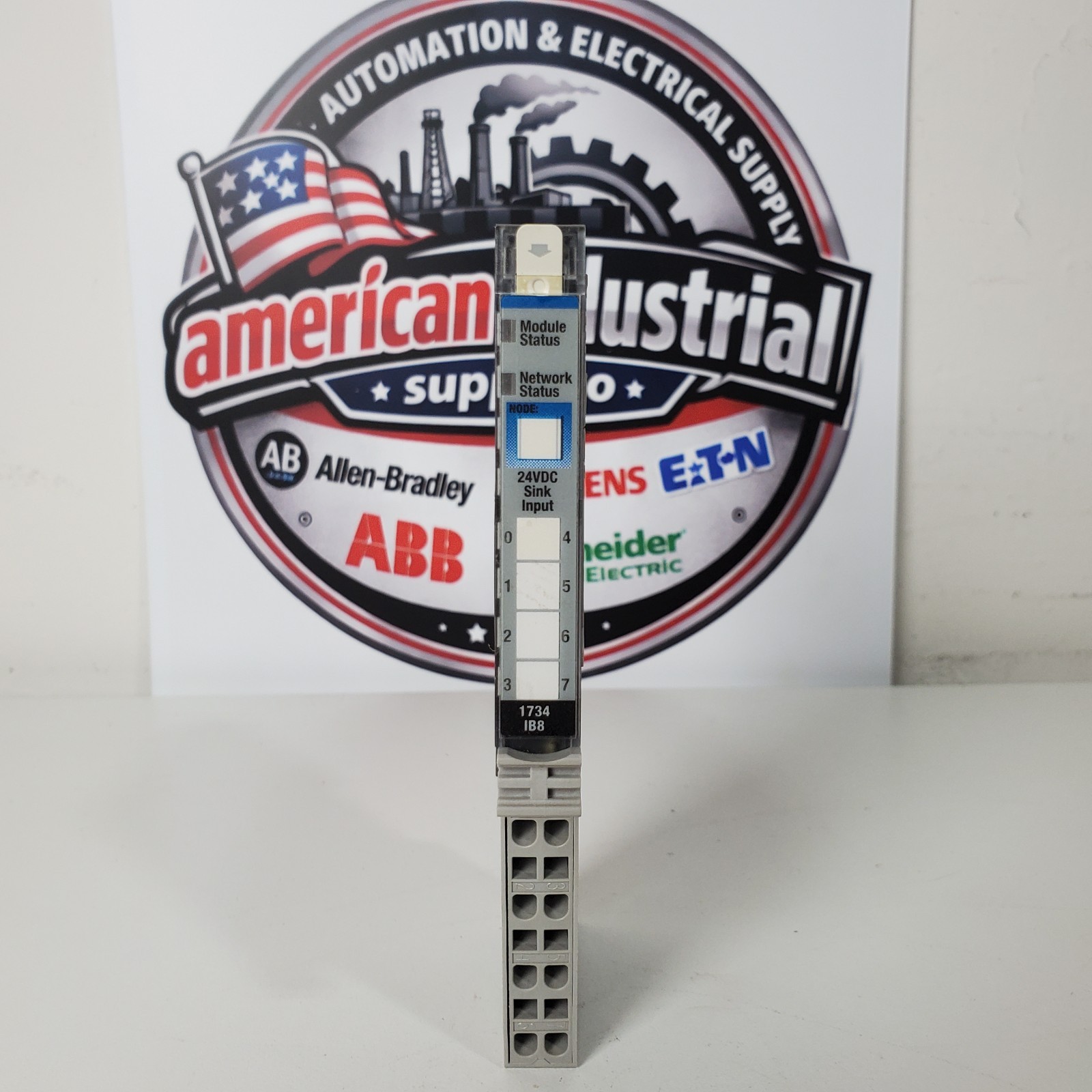 ALLEN-BRADLEY INPUT MODULE 1734-IB8 Series D w/ 1734-MB
