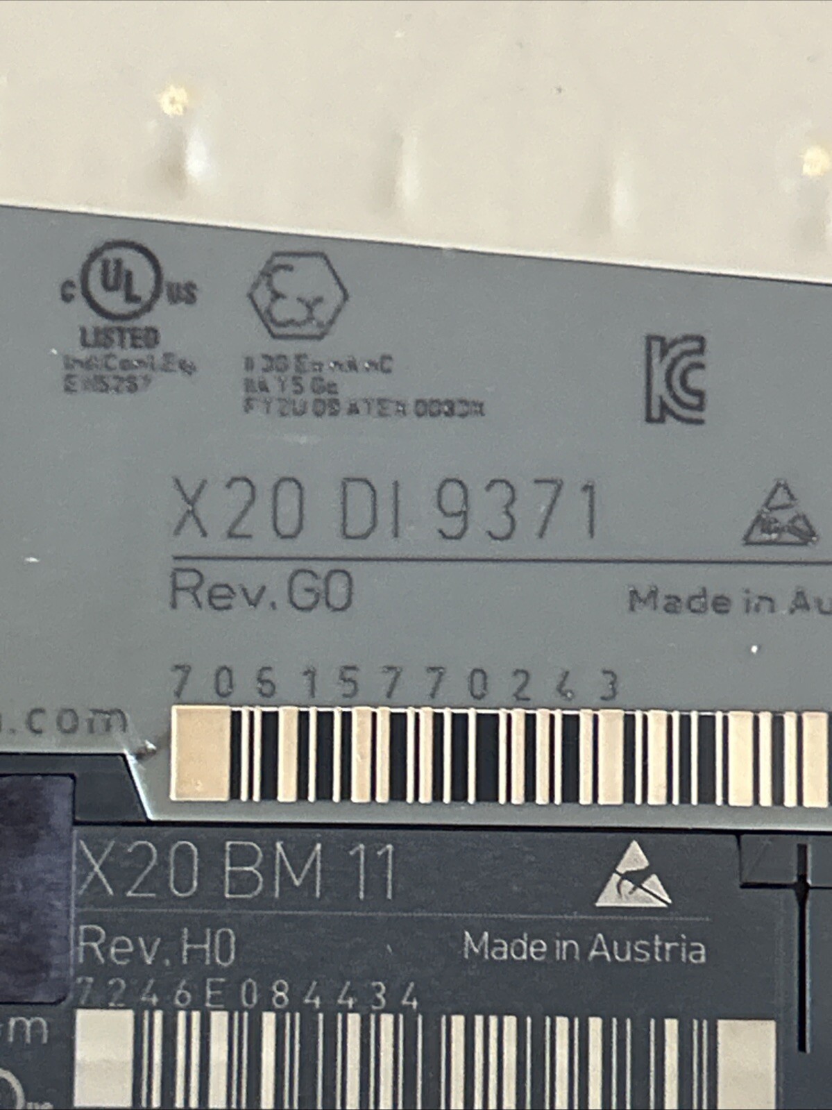 B&R X20DI9371 Input & BM11 Base_MULTIPLE IN STOCK!_WARRANTY_*OVERNIGHT AVAILABLE