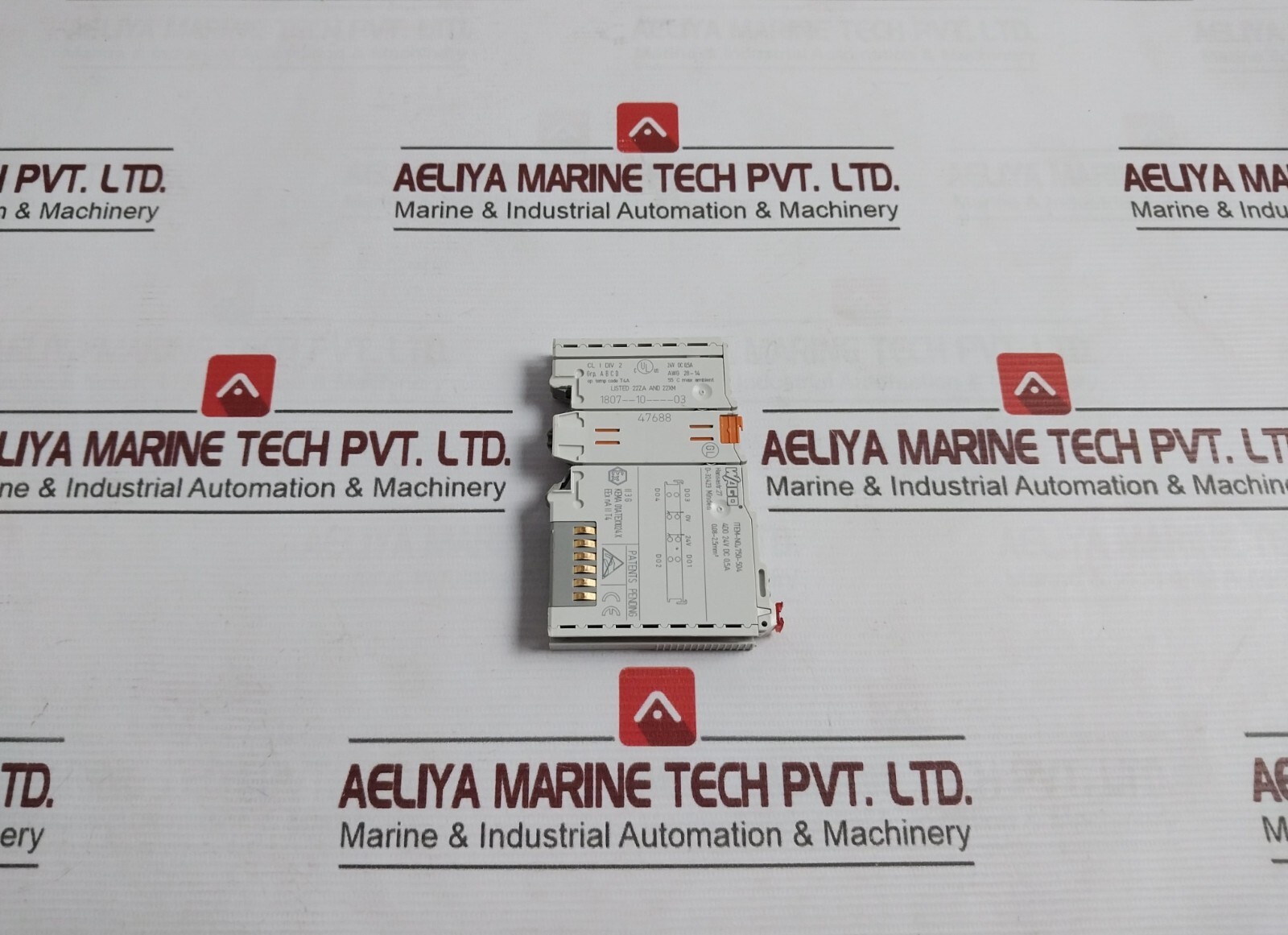 WAGO 750-504 4 Channel Digital Output 24V DC 0.5A CL I DIV 2 55C Max Ambient