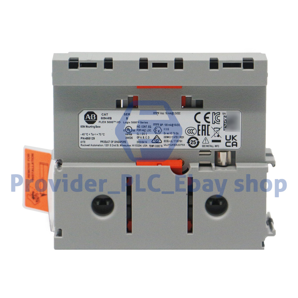 New Allen Bradley Flex 5000 5094 Mounting Base 5094-MB Ser B AB5094MB