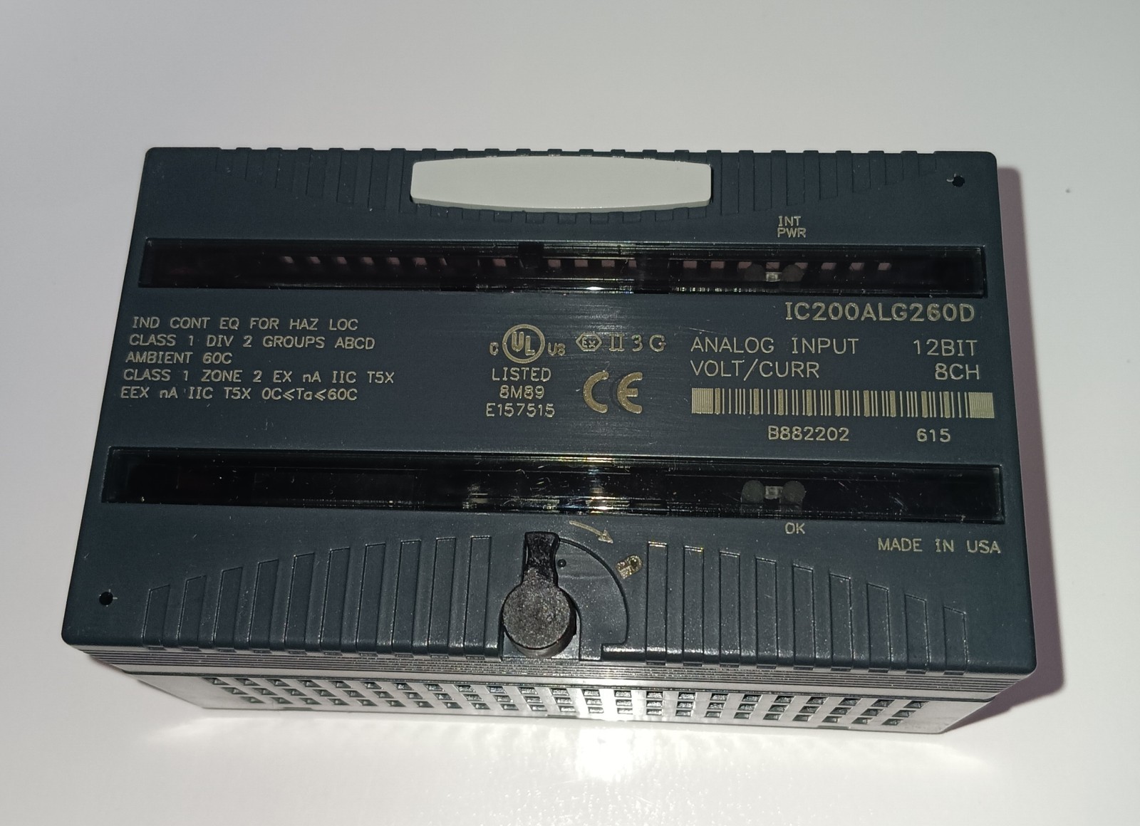 NEW GE Fanuc IC200ALG260D VersaMax Analog Input Module 8CH 12-Bit Open Box…