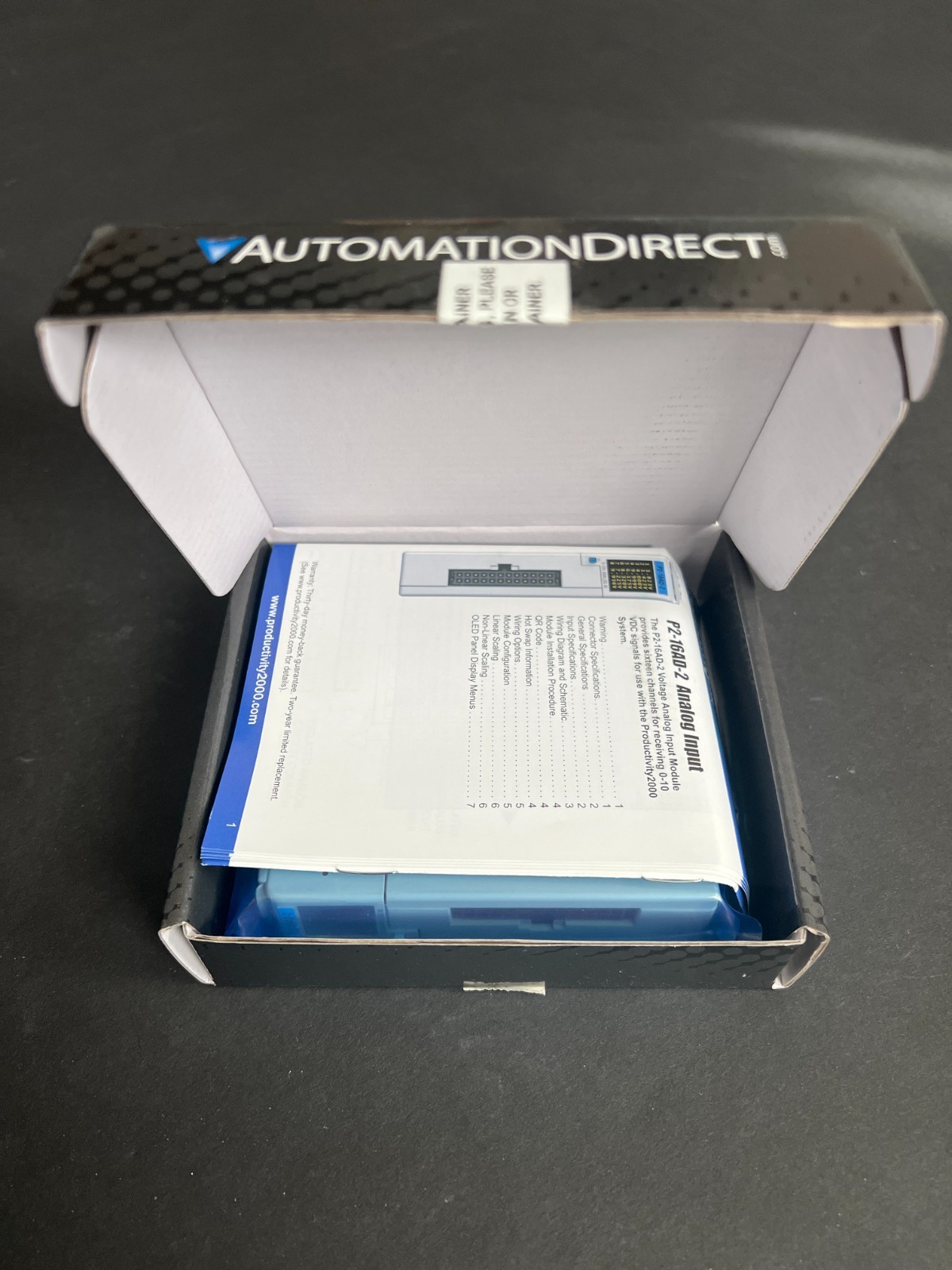 Automation Direct P2000 Analog Input Module P2-16AD-2