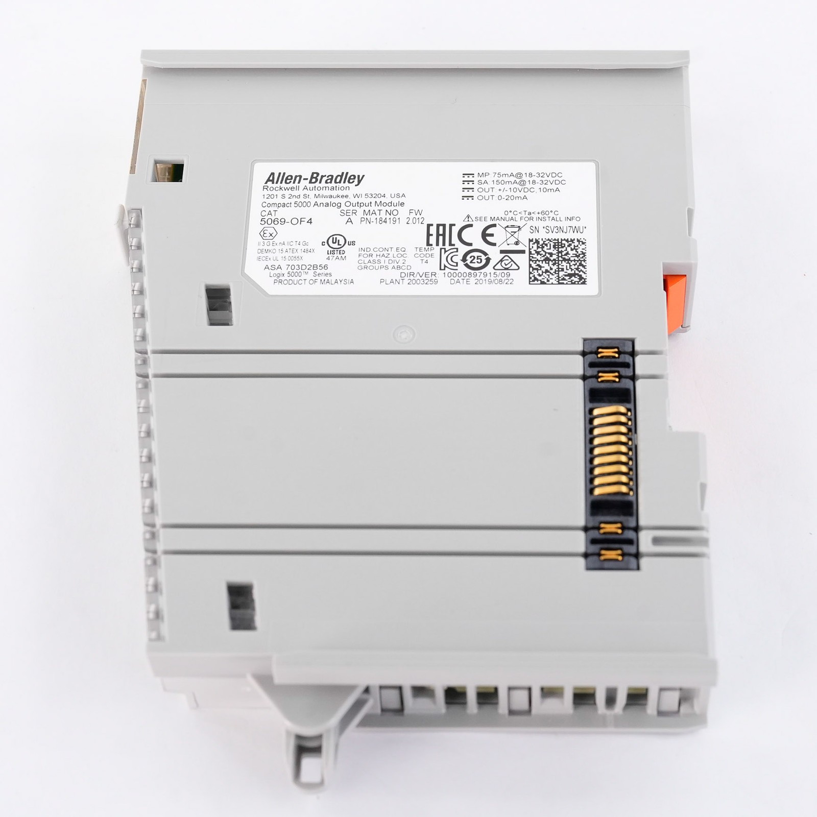 Allen Bradley 5069-OF4 /A Logix 5000 4-Channel Analog Output Module 5069OF4