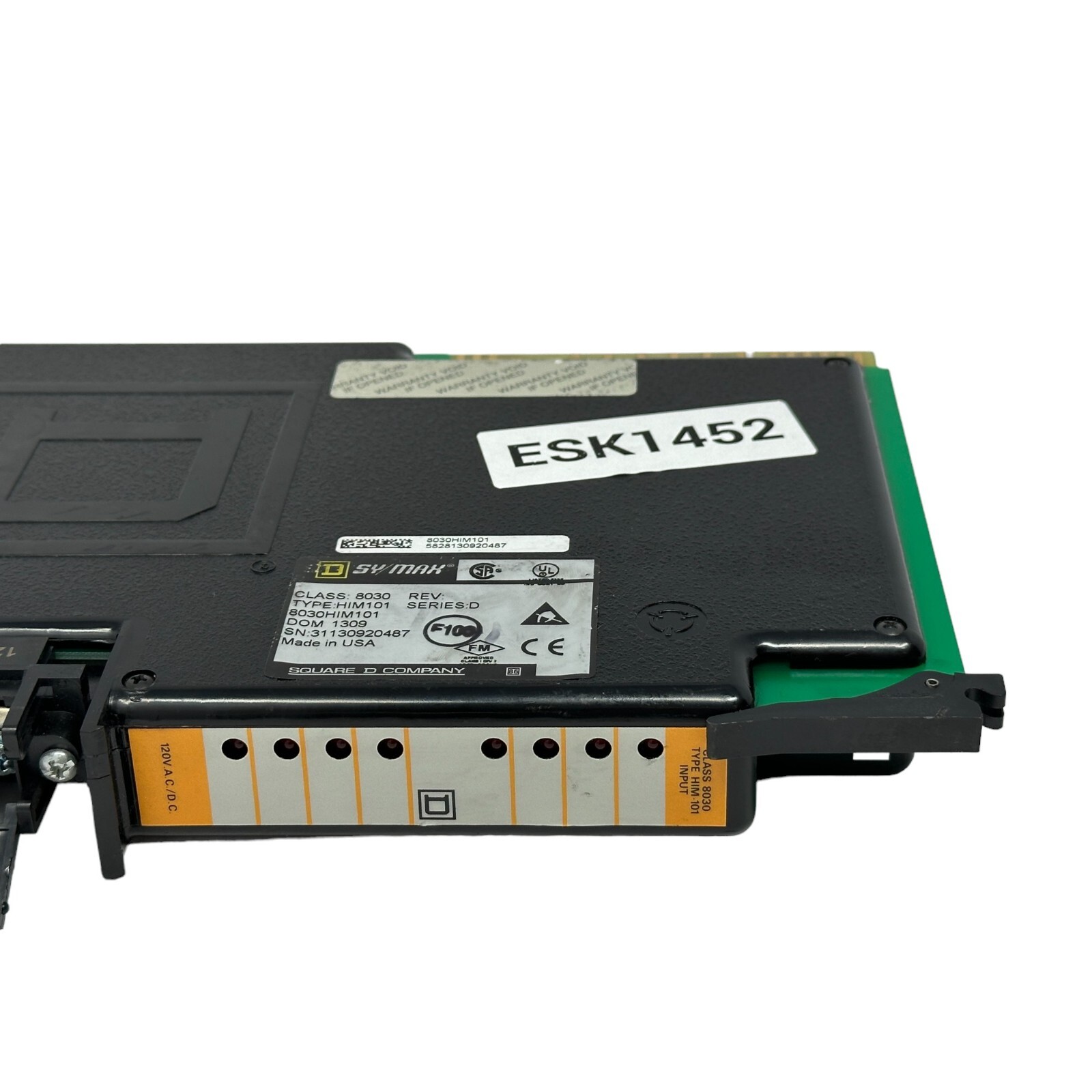 Square D Company SY / MAX 8030-HIM101 Series D PLC Module Made in USA