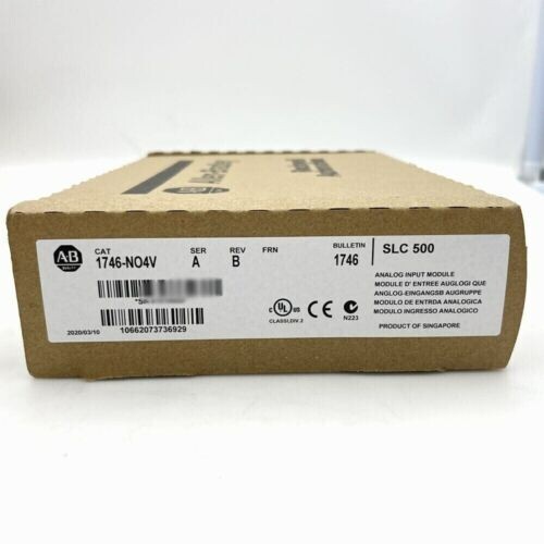 1746-NO4V Allen-Bradley SLC 500 Analog Input Module In Box 1746NO4V