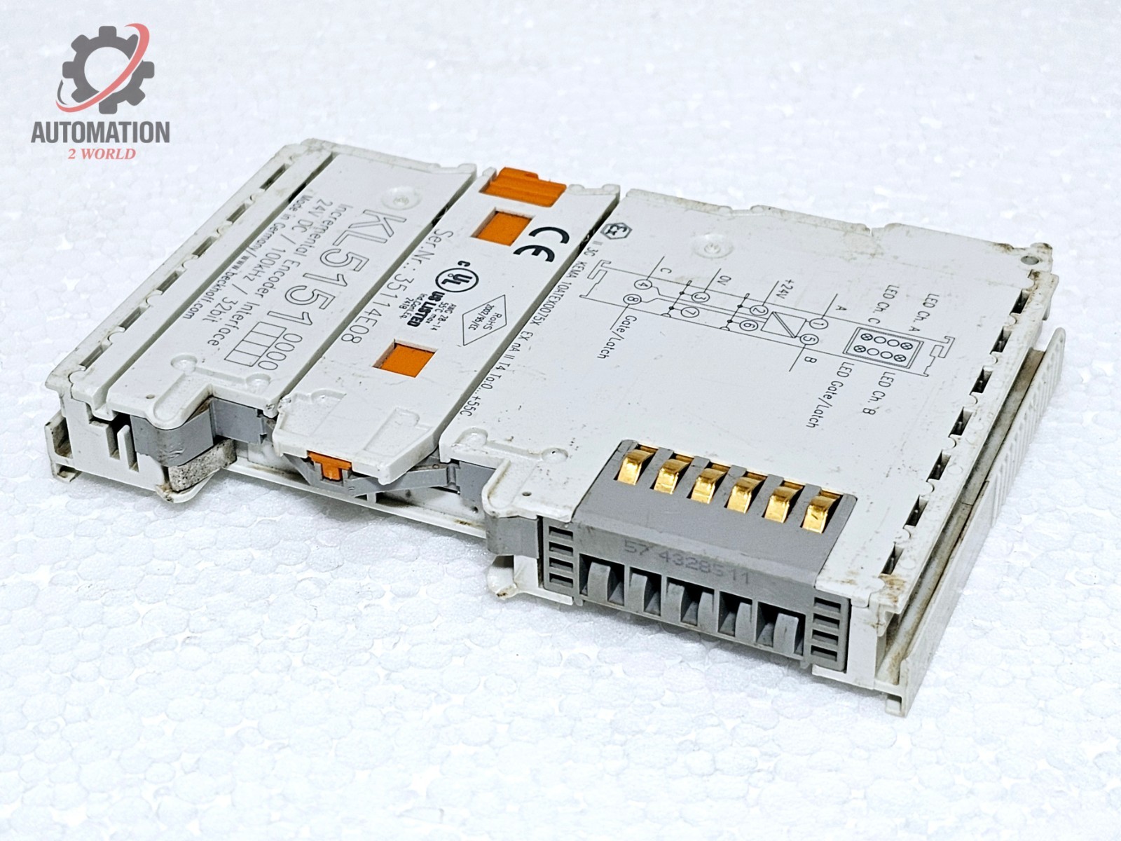 BECKHOFF KL5151 INCREMENTAL ENCODER INTERFACE 24VDC 100 kHz / KL 5151