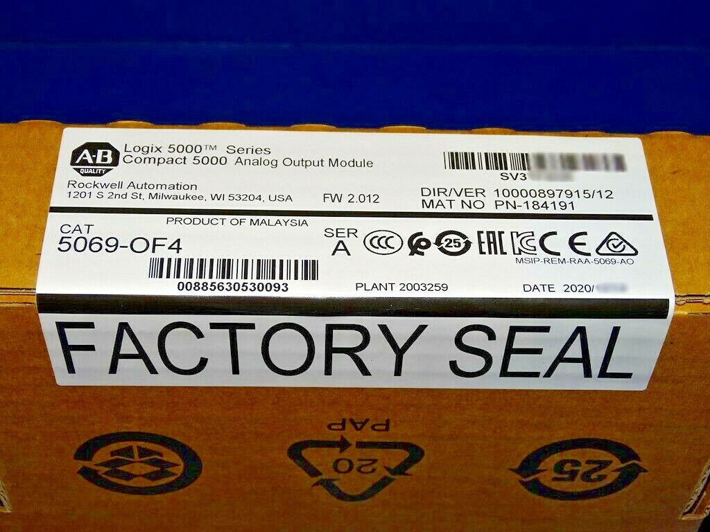 2022 FACTORY SEALED 5069-OF4 Series A Output Module Compact 5000