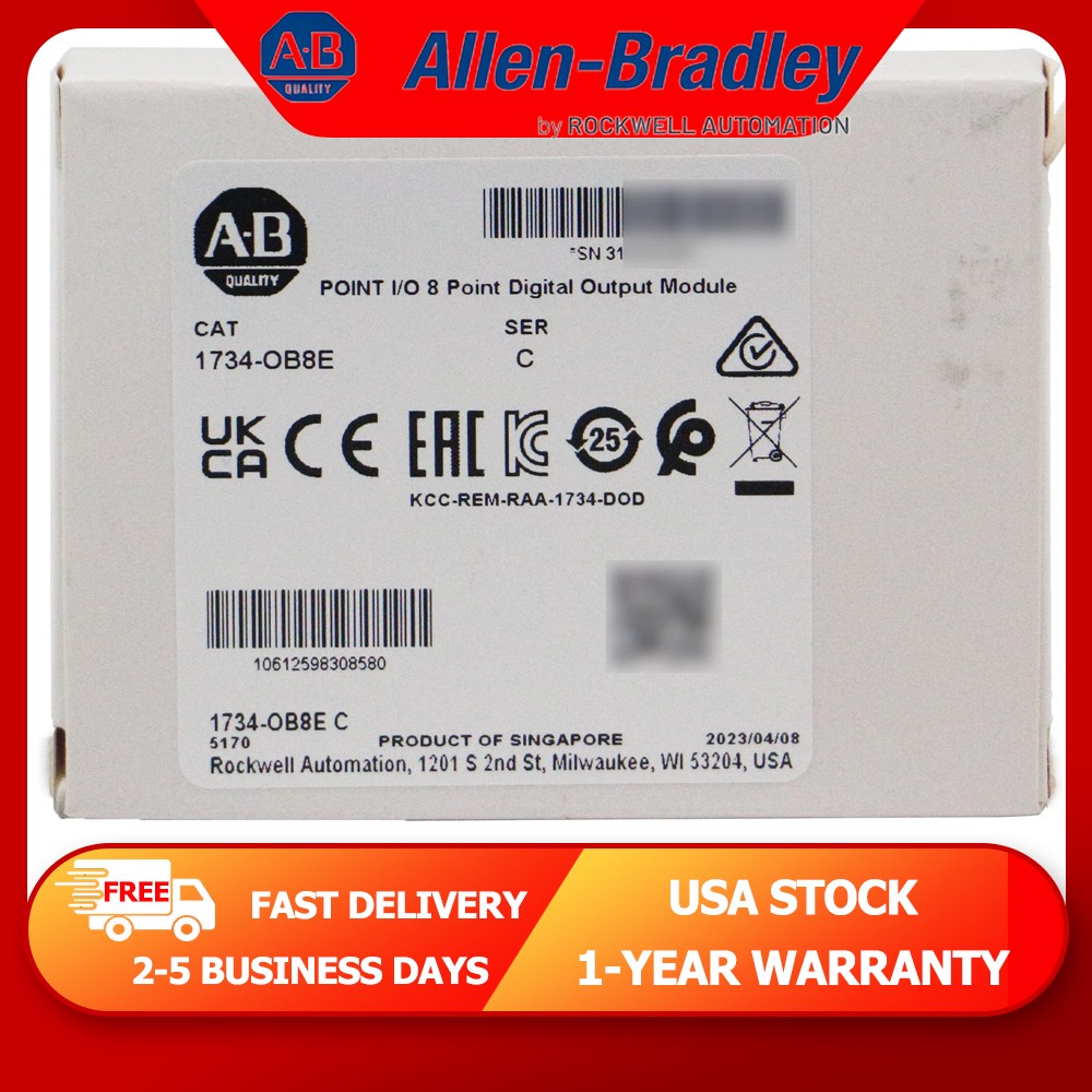 Brand New AB 1734-OB8E Point I/O 8-Channel Output Module 1734OB8E Ship IMMD