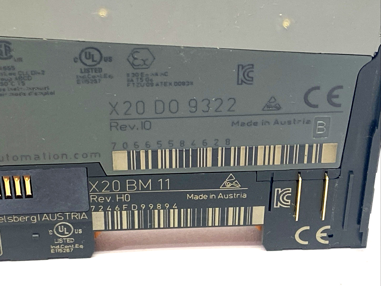 B&R X20DO9322 Digital Output Module, 12 Output, X20BM11 Base, X20 DO 9322