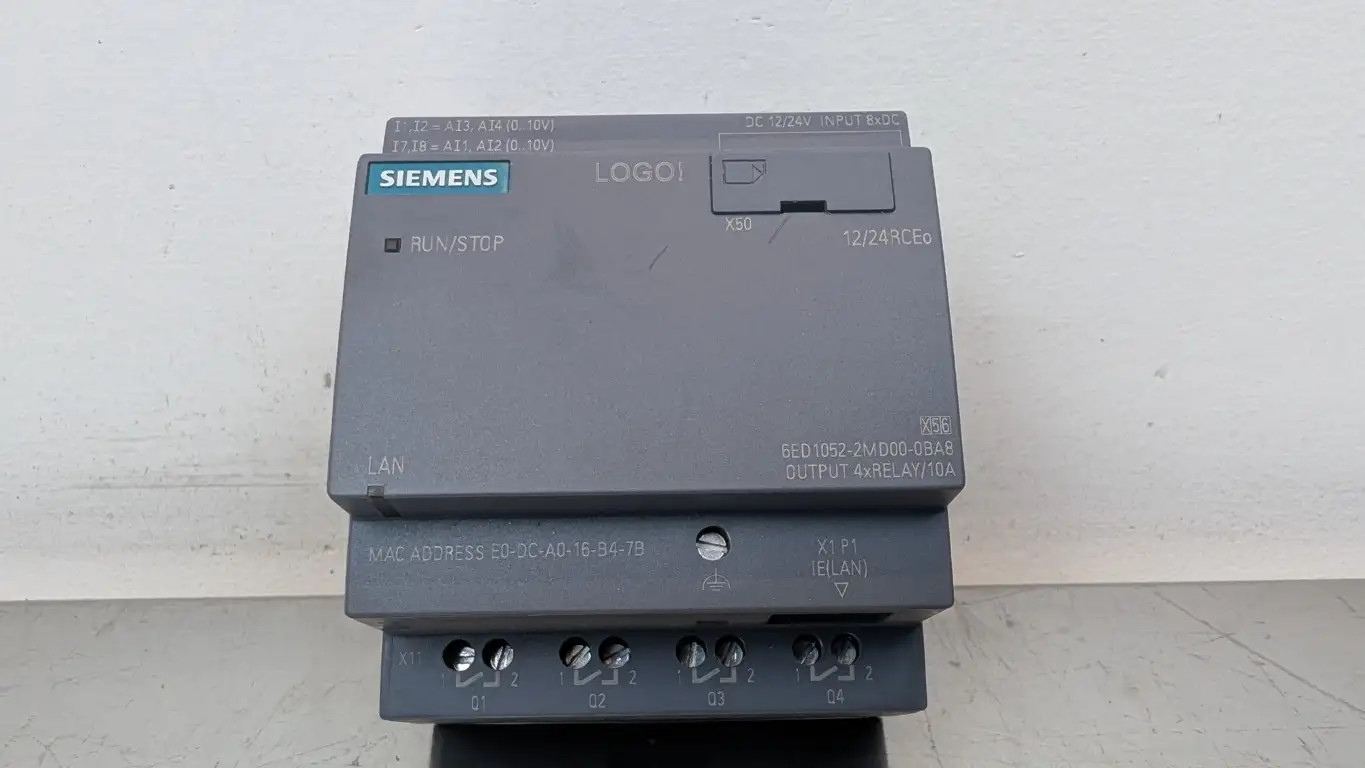 Siemens 6ED1052-2MD00-0BA8 Module LOGO! 12/24RCEO 4xRelay 10A
