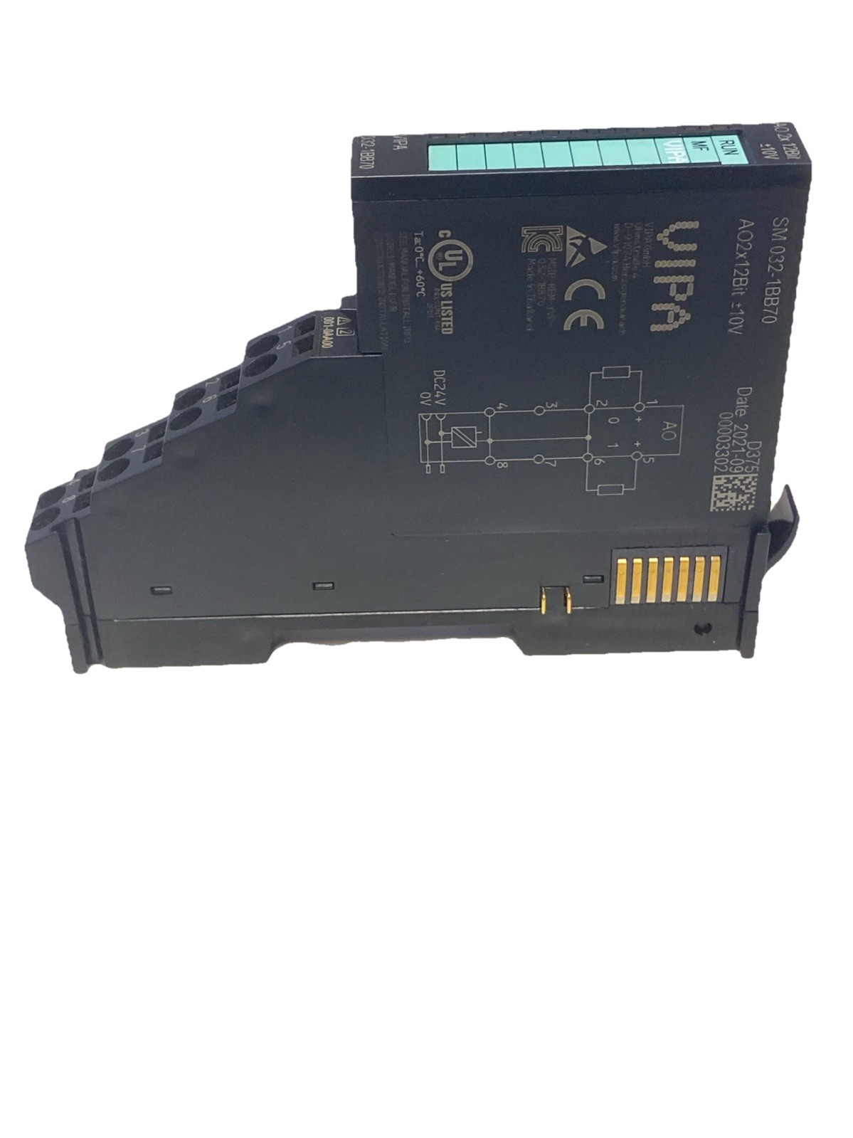 VIPA SLIO 032-1BB70 Analog Output | 2x AO -10V to +10V | SM 032-1BB70 –