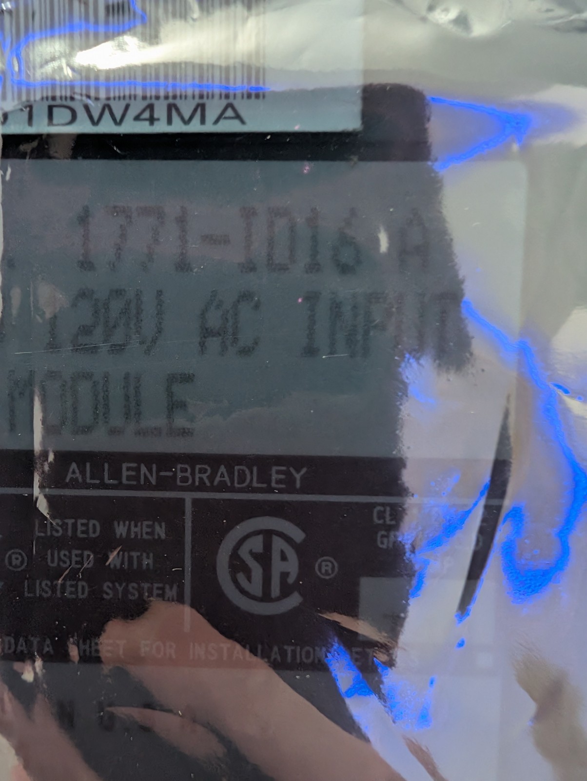 Rockwell / Allen-Bradley 1771-ID16/A PLC-5 16-Point 120VAC Input Module