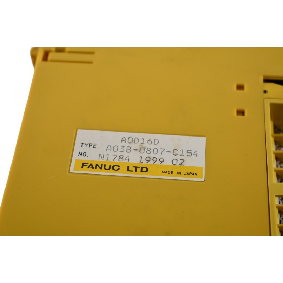 Fanuc A03B-0807-C154 AOD16D 16 Point DC Output Module 12 24VDC 0.5A