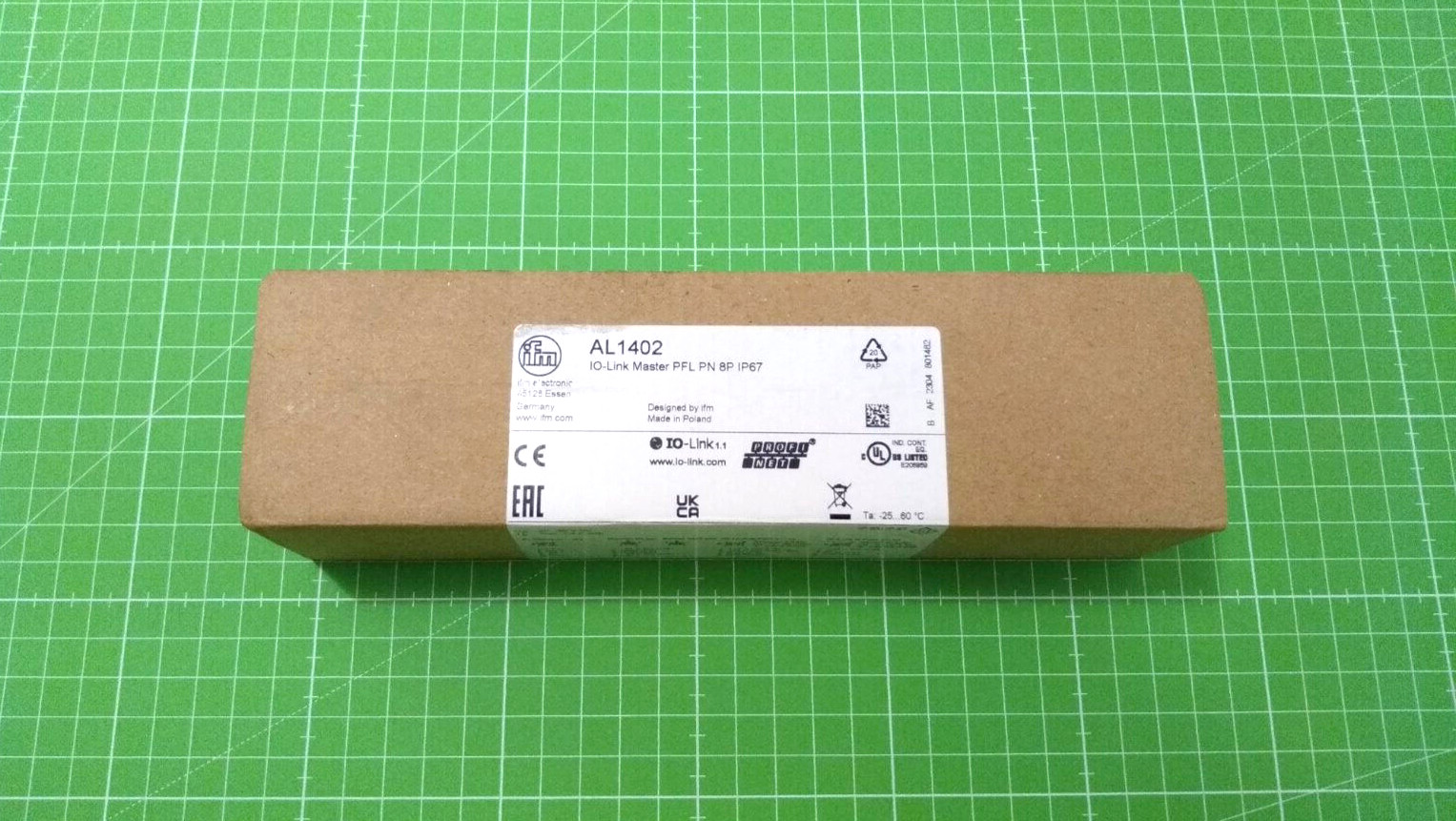 IFM IO-Link Master AL1402 IO-Link Master PFL PN 8P IP67 New + Original Packaging, 4021179322614