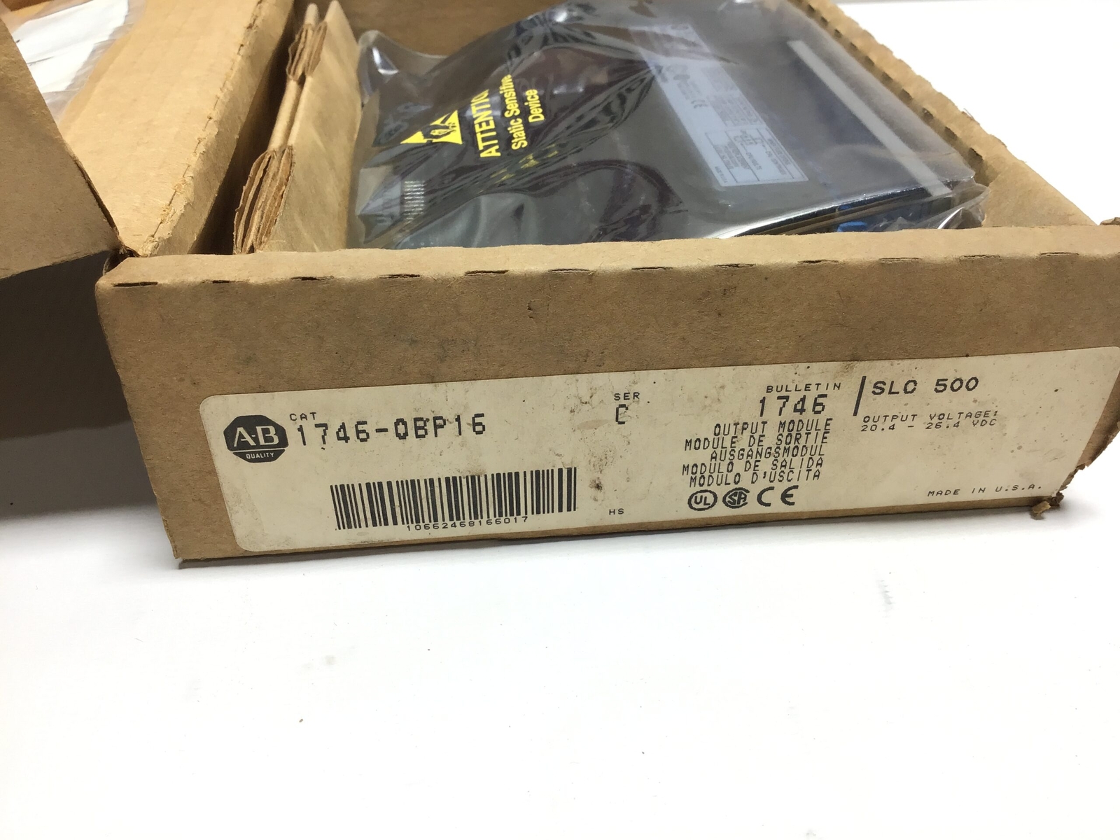 Allen-Bradley 1746-OBP16 – SLC500 Output Module Series C 20.4-26.4VDC 