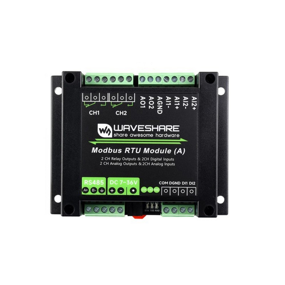Industrial Modbus RTU Mixed Input And Output Module Multiple Isolation Protectio