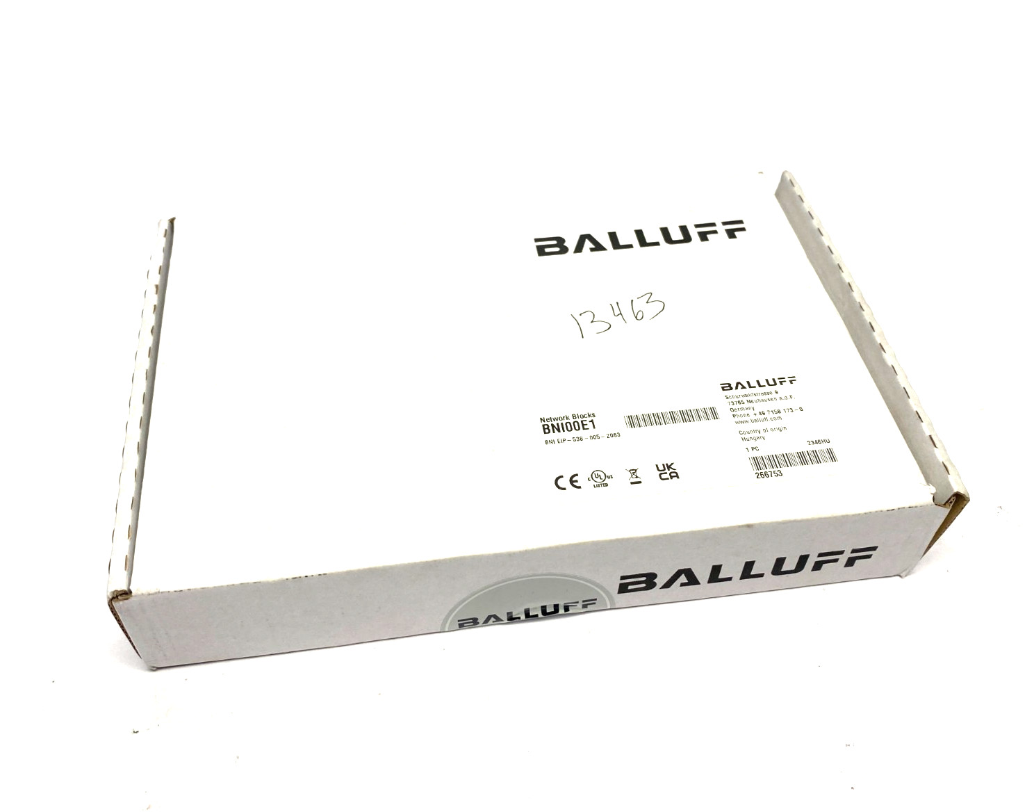 Balluff BNI EIP-538-005-Z063 Silver Line Network Block Module BNI00E1