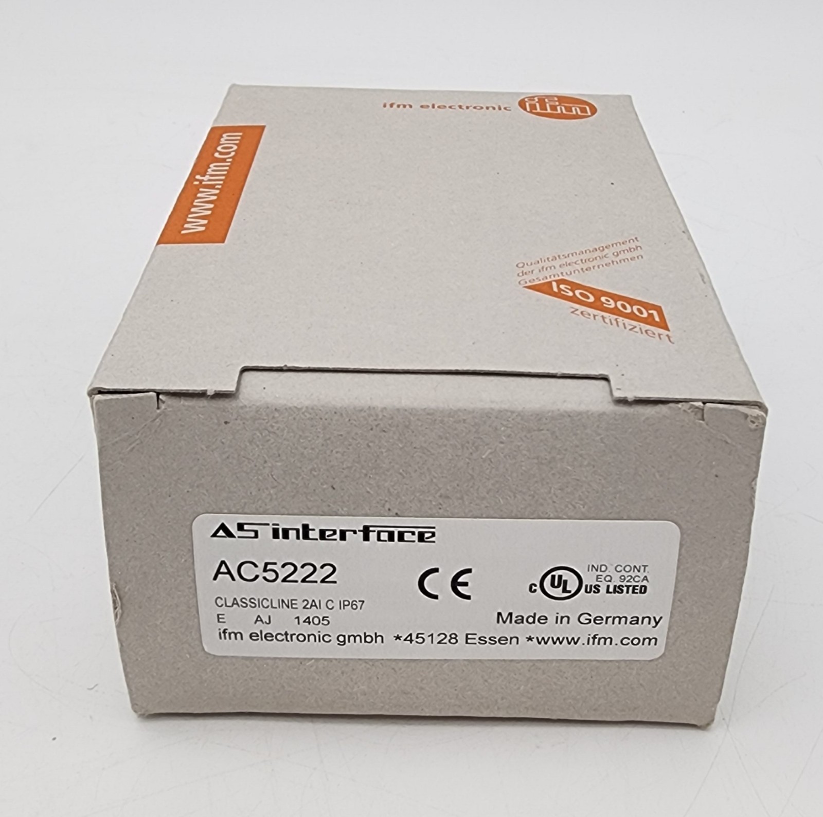 IFM AC5222 ClassicLine 2AI C IP67 AS-Interface ClassicLine module *NDA AVAILABLE
