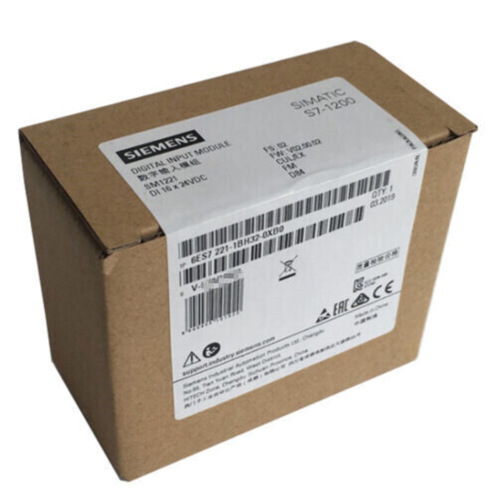 New Siemens 6ES7 221-1BH32-0XB0 6ES7221-1BH32-0XB0 Digital SM 1221 US FREE TAX