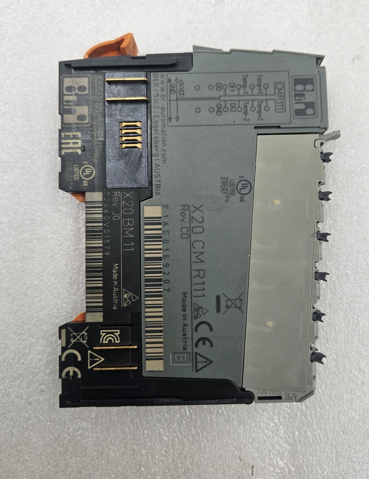 B&R X20 CM R111 MODULE X20CMR111 Rev. C0 / X20BM11 REV.C0 [FAST SHIPPING]