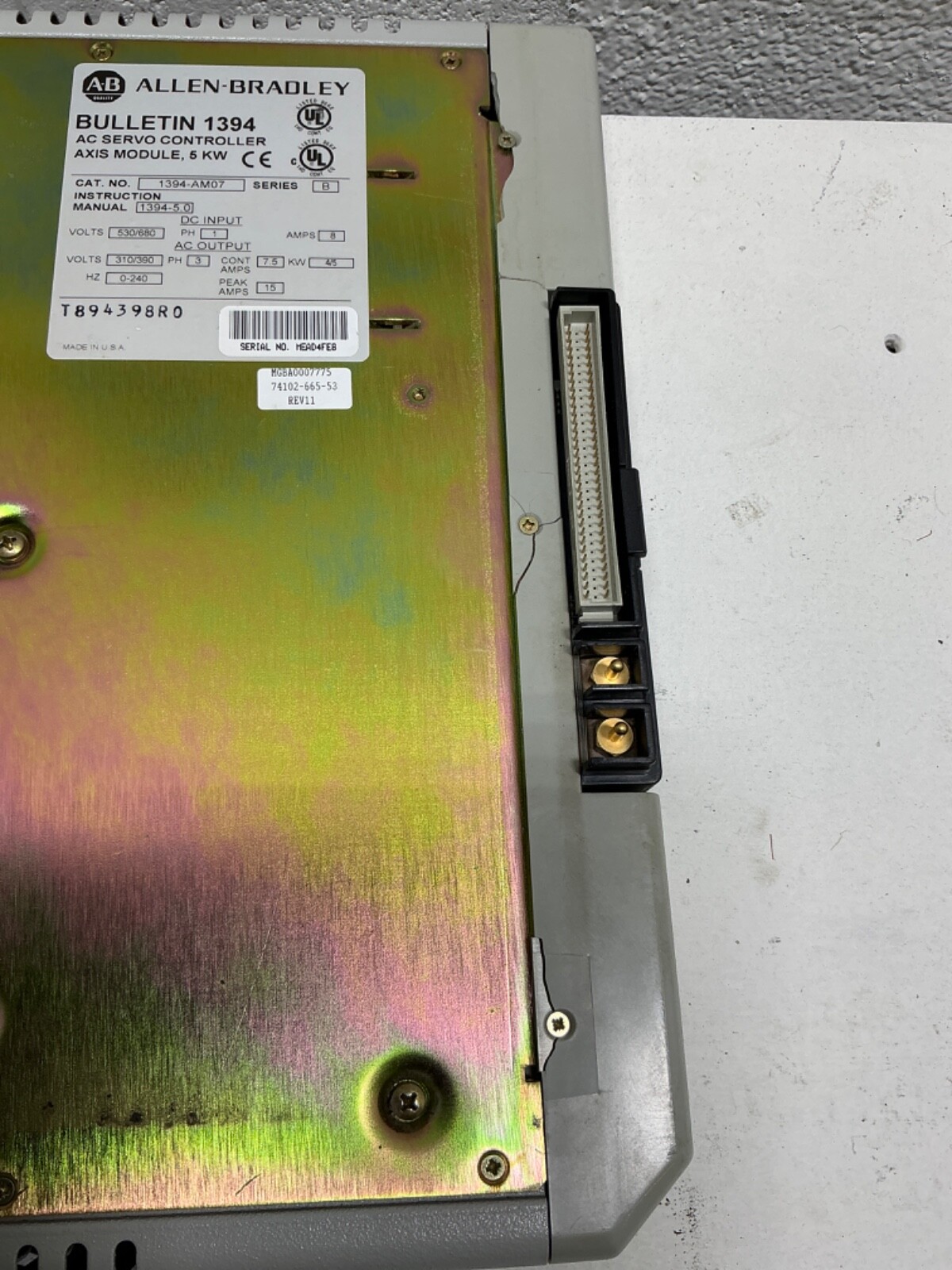 Allen-Bradley 1394-AM07 SERIES B Amps 8.