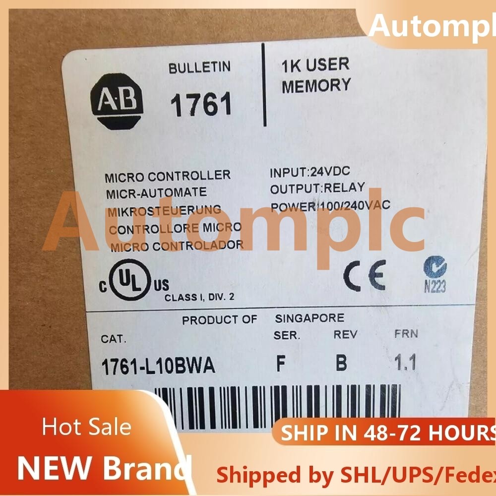 NEW Sealed AB 1761-L10BWA MICROLOGIX 1000 Controller AB 1761L10BWA US Free Tax