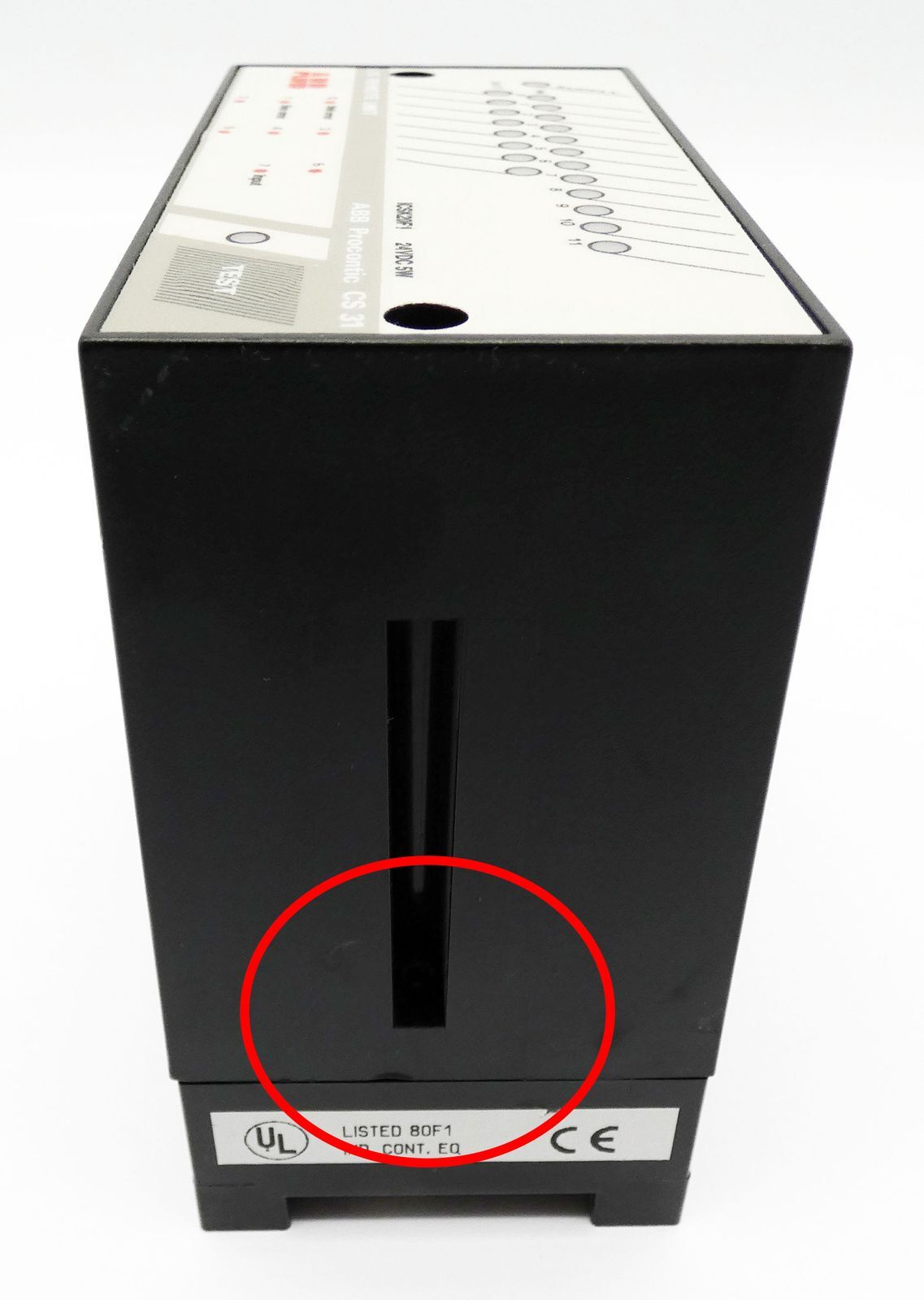 ABB Procontic CS 31 ICSK20F1 24VDC I/O Remote Unit -One Screw Missing! -used-
