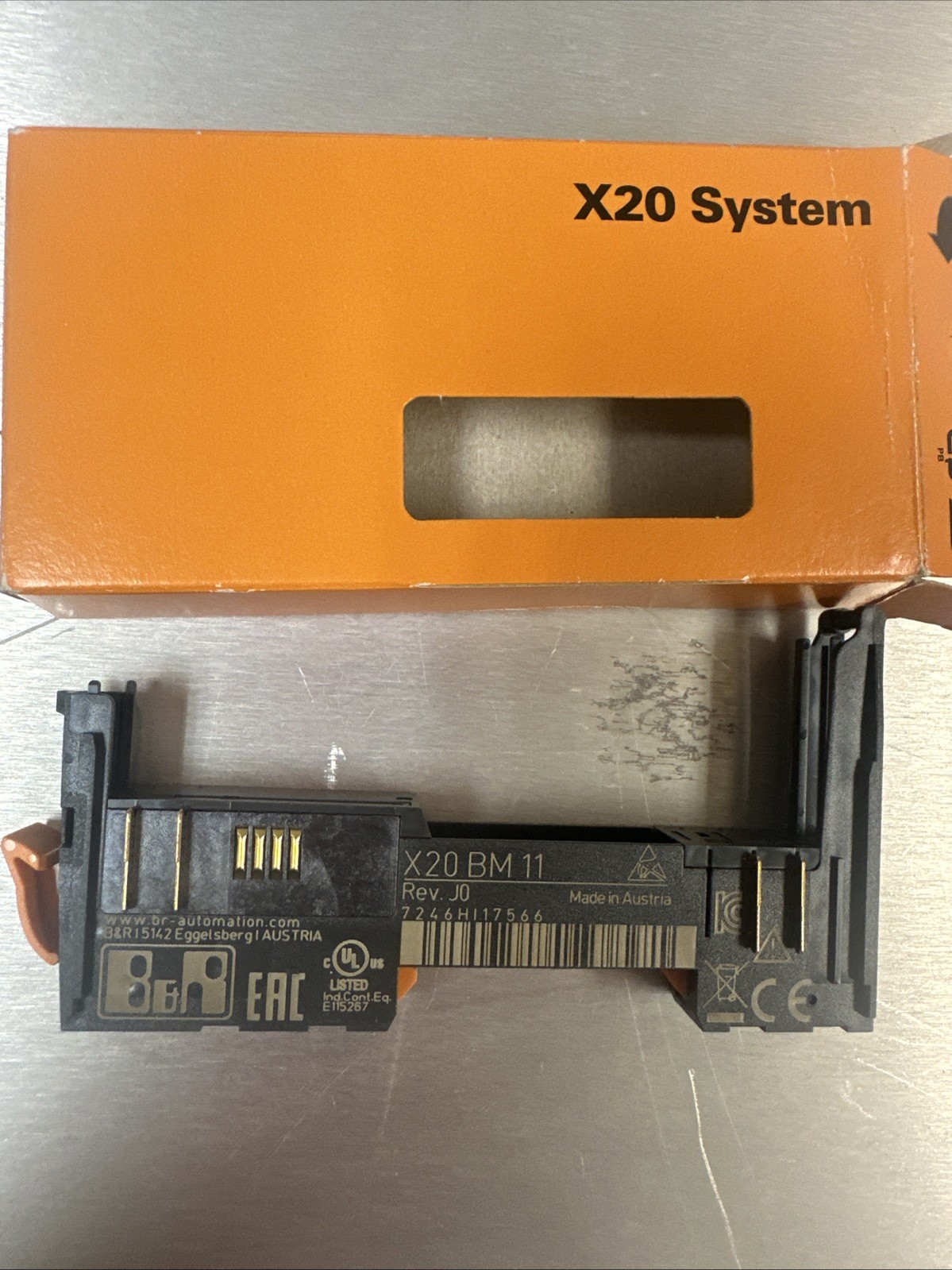 B&R X20BM11 24 VDC Keyed Internal I/O Power Supply Bus Module