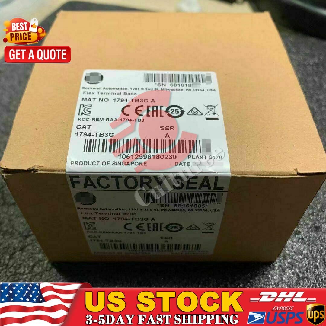 1794-TB3G New Factory Sealed AB / A Flex Terminal Base Module 1794TB3G
