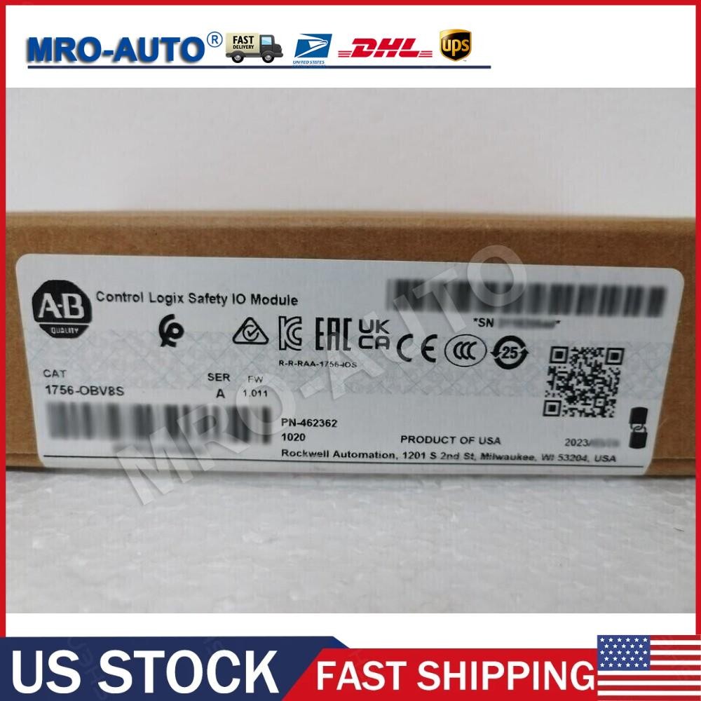 New Sealed Allen Bradley 1756-OBV8S ControlLogix Safety IO Module US Free Tax