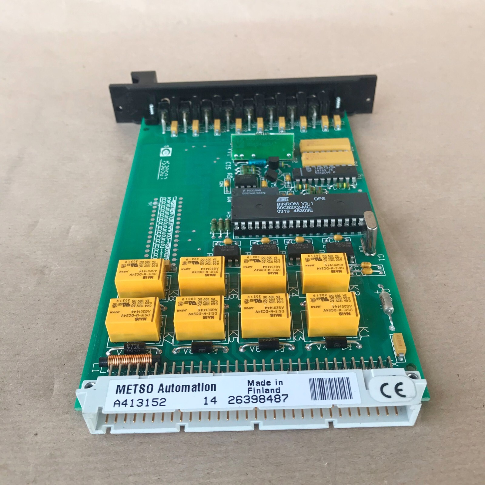 METSO AUTOMATION BOU82 BINARY INPUT MODULE A413152