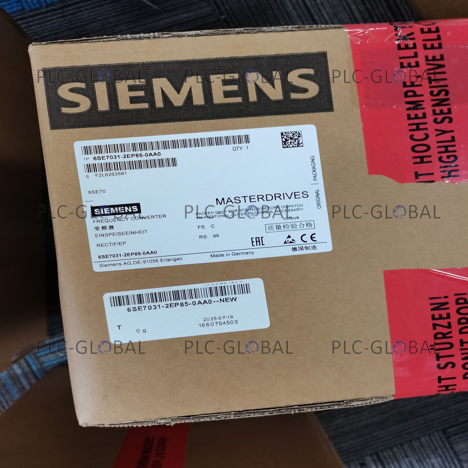 1PC Brand New Siemens 6SE7031-2EP85-0AA0 Local Stocks Warranty Included