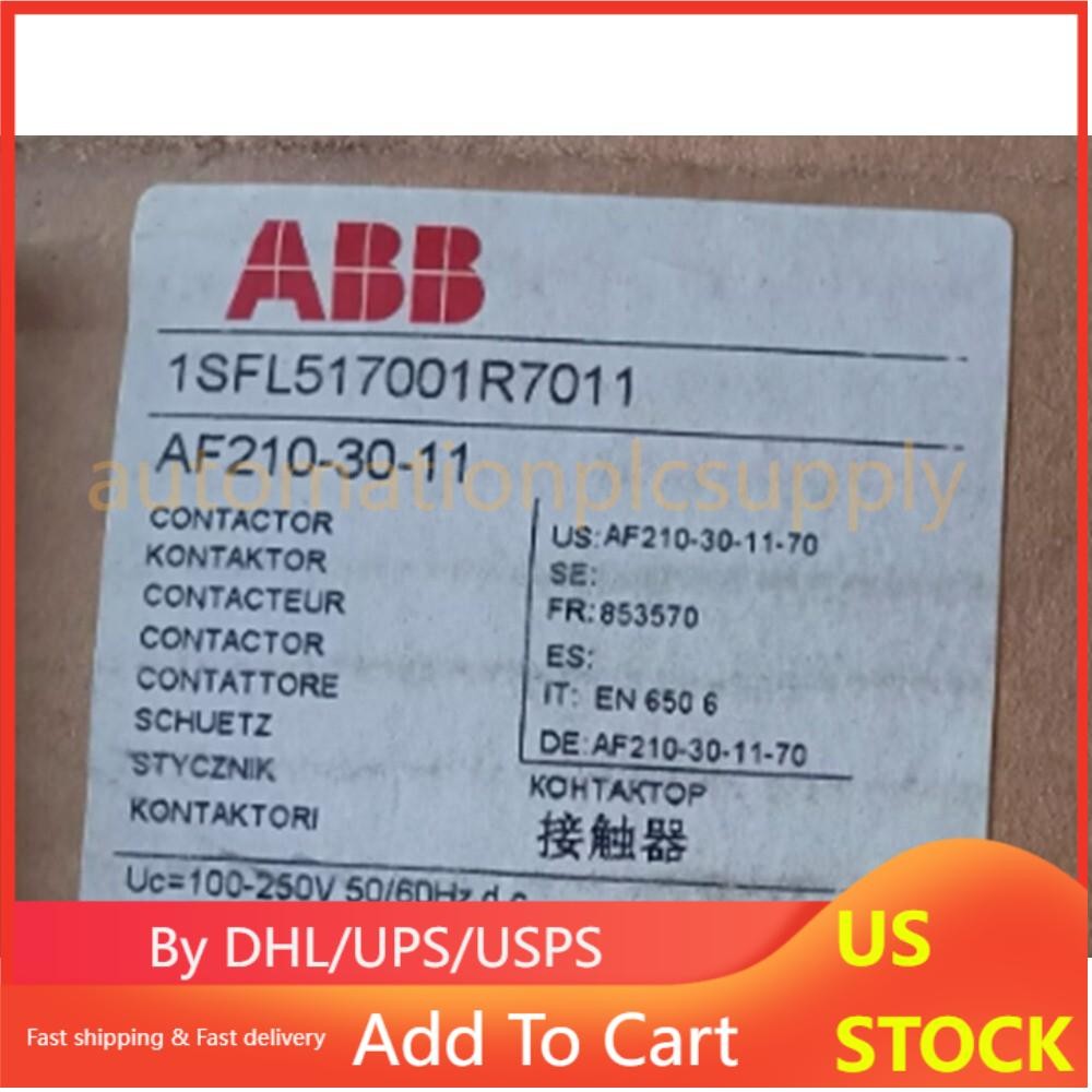 New ABB AF210-30-11 Contactor 100-250V 20-60V 48-130V