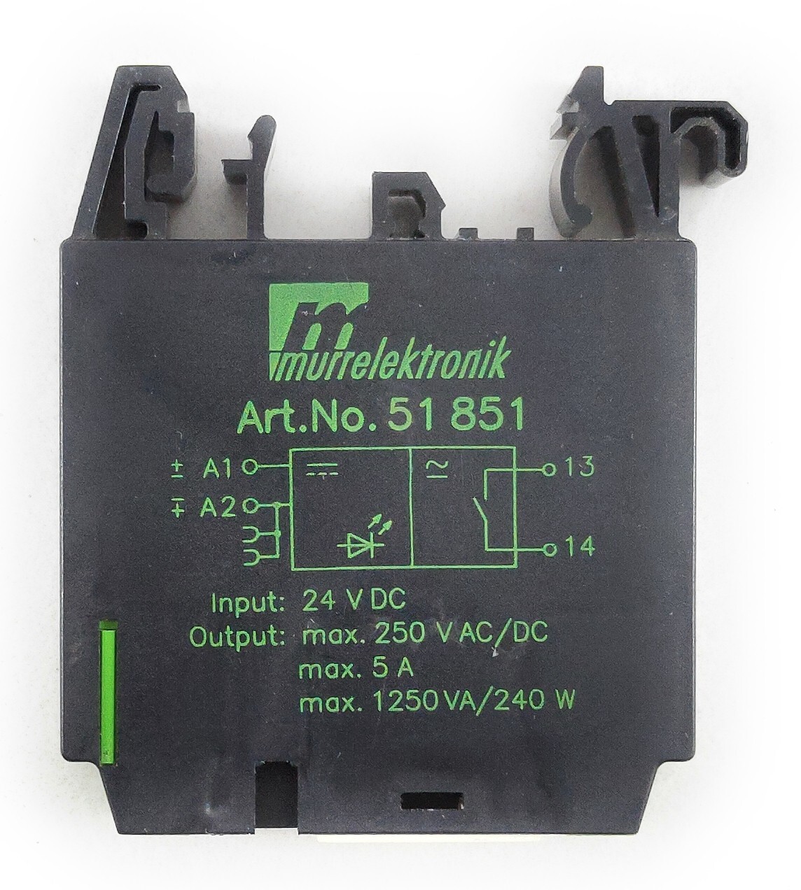 Murr Elektronik Art No 51851 Relay Opto Coupler Module Integrated Circuit 24 Vdc