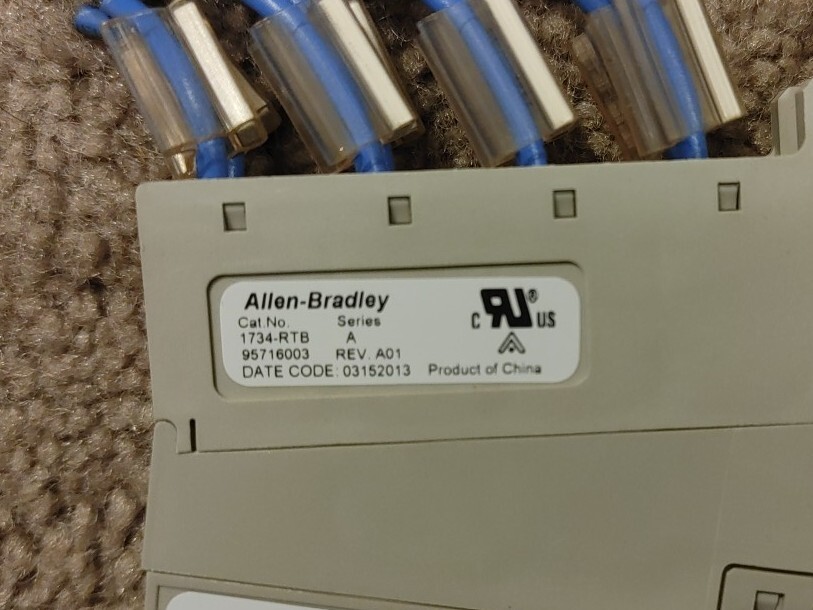 Allen Bradley 1734-IB8 Point I/O Sink Input Module – 24VDC – 1734-MB – 1734-RTB