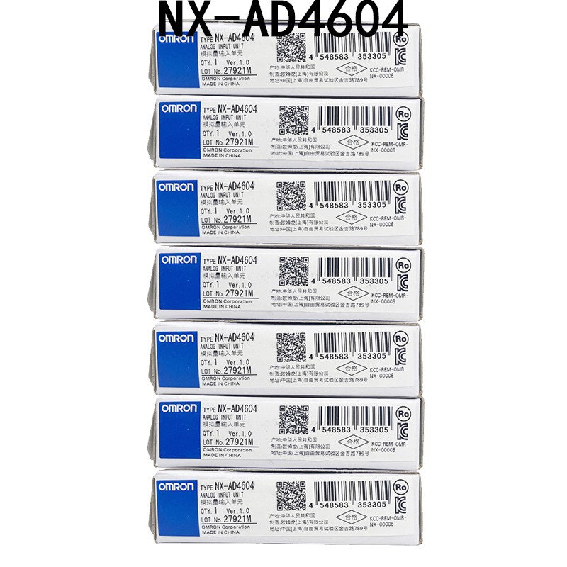 OMRON New Digital/Analog Input NX-AD4608 NX-AD4603 NX-AD4203 NX-AD4204 NX-AD4604