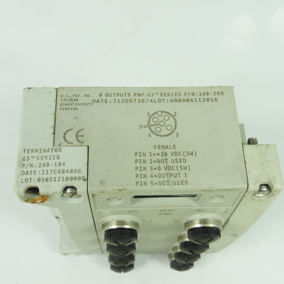 Numatics 240-208 8 Digit Output Module PNP G3 Series