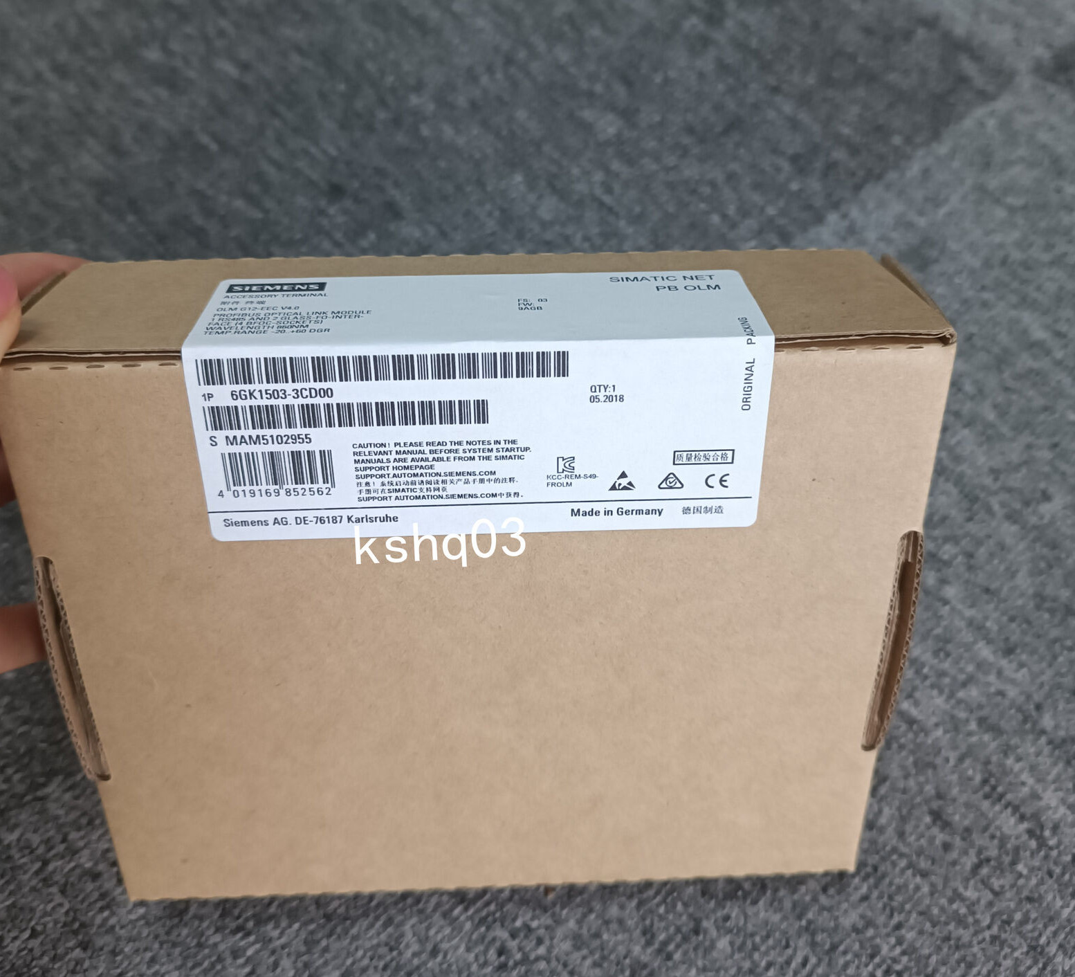 Siemens 6GK1503-3CD00 PROFIBUS OLM/G12-EEC Optical Link Module