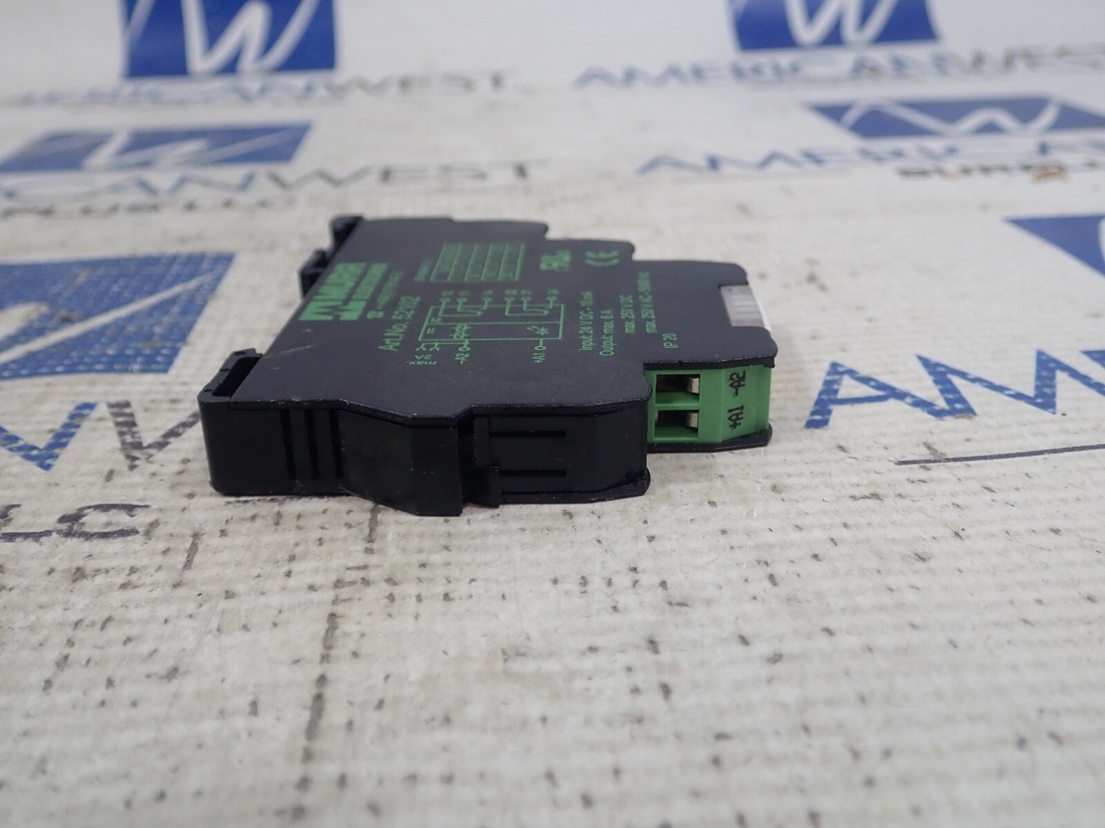 Murr Elektronik 52102 Output Relay 6A 250VDC Input 24VDC 18mA