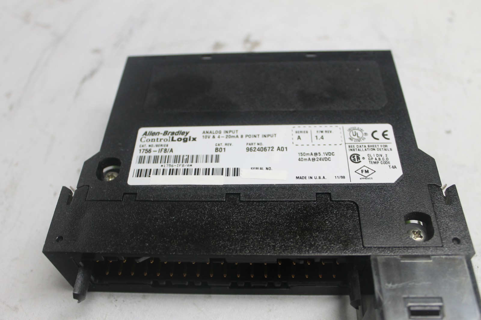 Allen Bradley 1756-IF8 ControlLogix Analog Input
