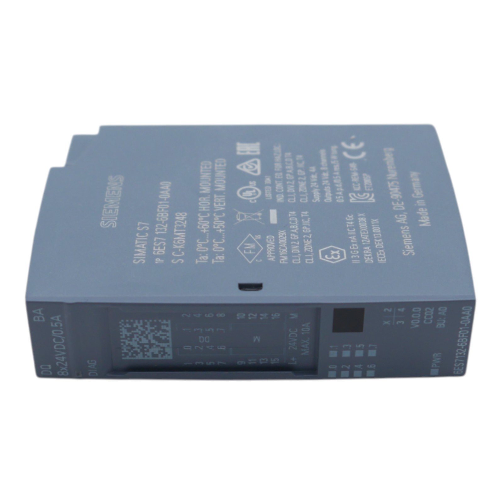 Siemens SIMATIC S7 6ES7132-6BF01-0AA0 E:02 V0.0.0 Output Module -Unused-
