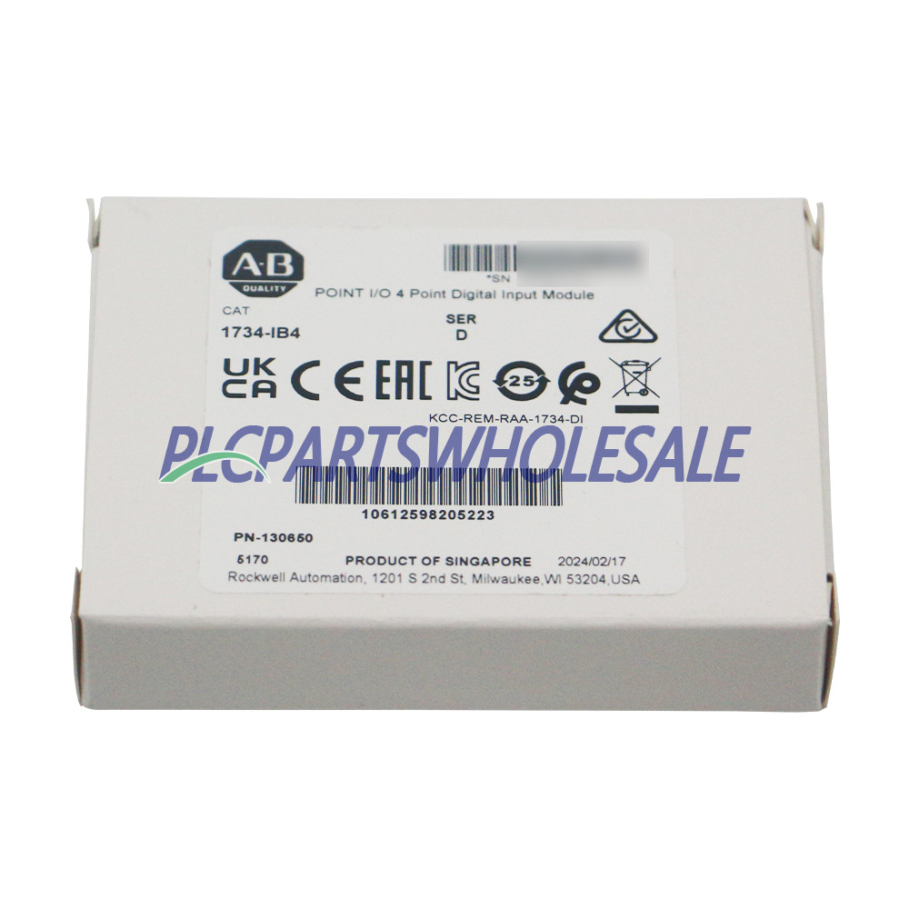 NEW Allen-Bradley 1734-IB4 SER B Part No 96376673 REV A01 Input Module