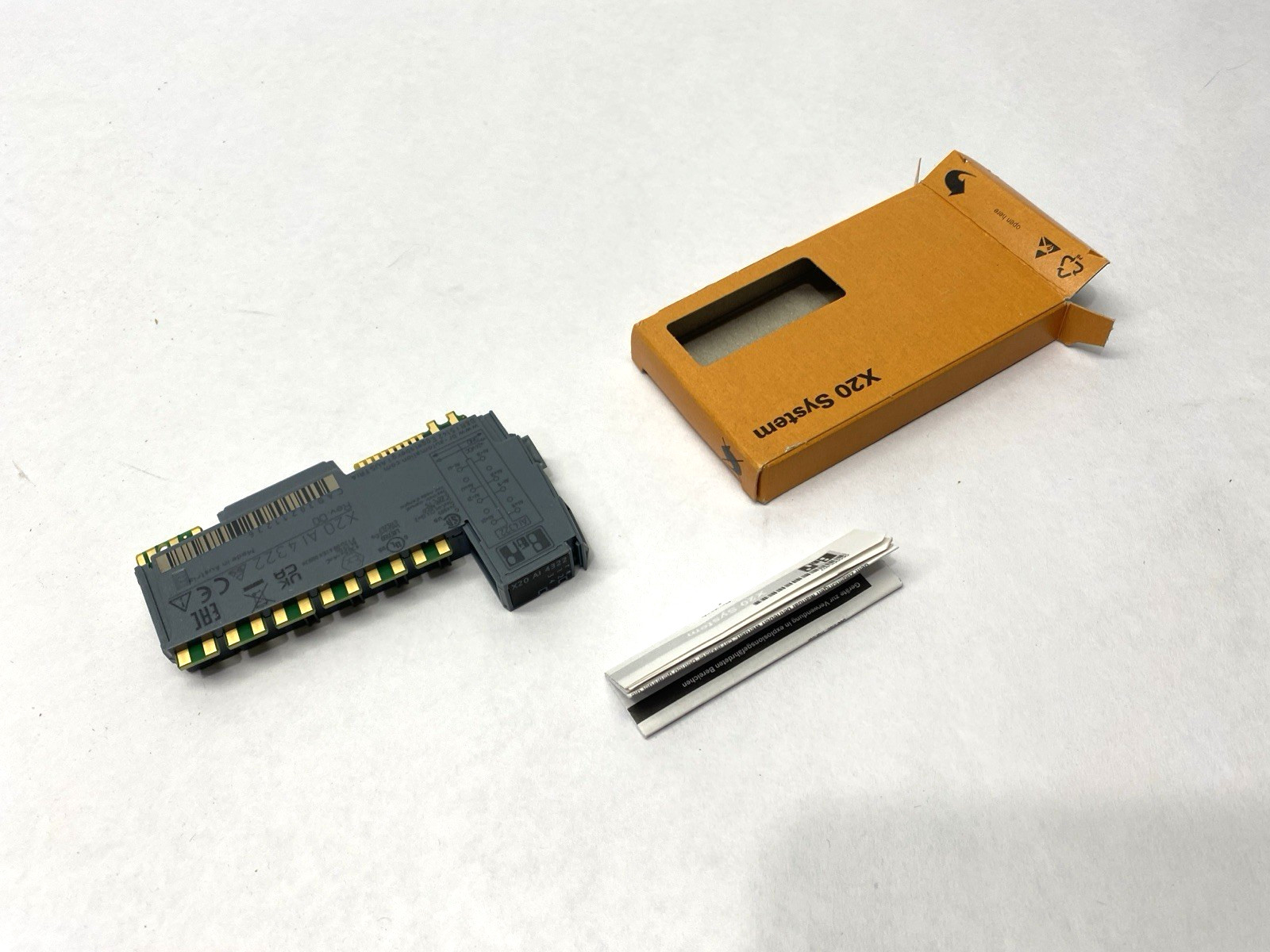 B&R Automation X20AI4322 Rev. D0 Analog Input Module 4-Inputs 12-bit Converter